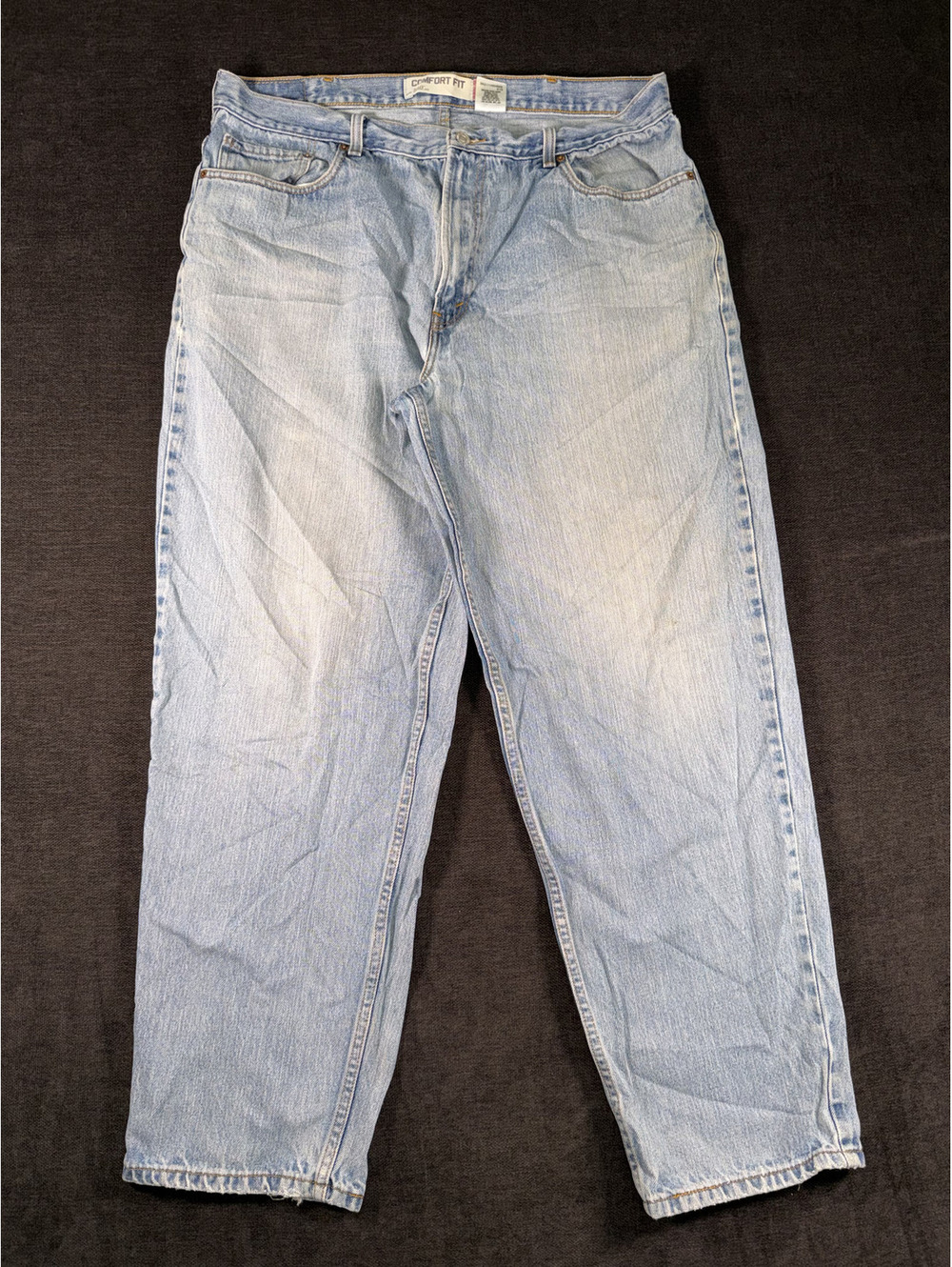 Levi's 560 Comfort Fit Light Wash Denim Jeans Size W40 L32